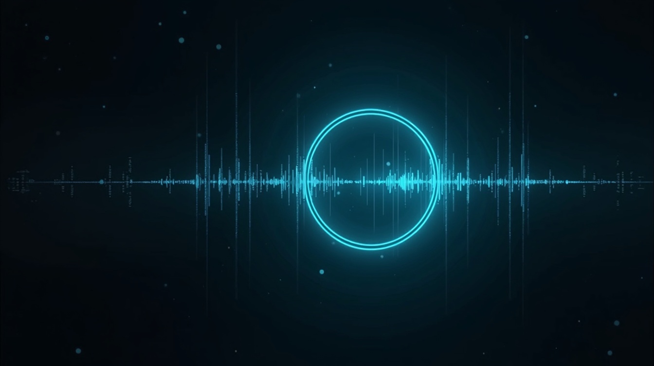 AI voice agent waveform visualisation